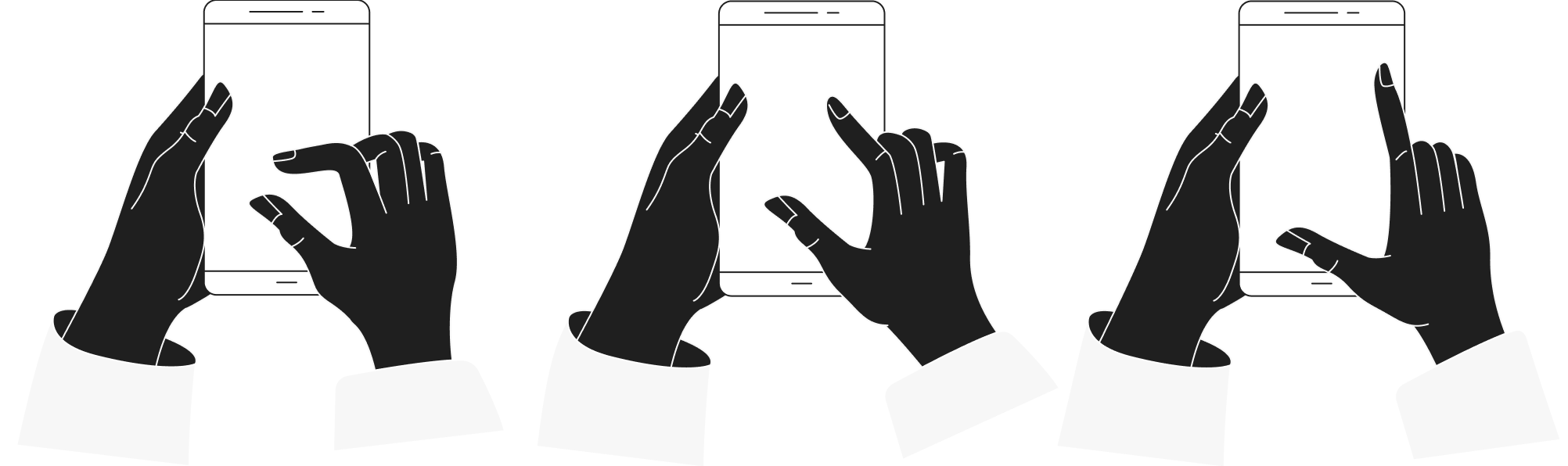 ergonomia e della thumb zone